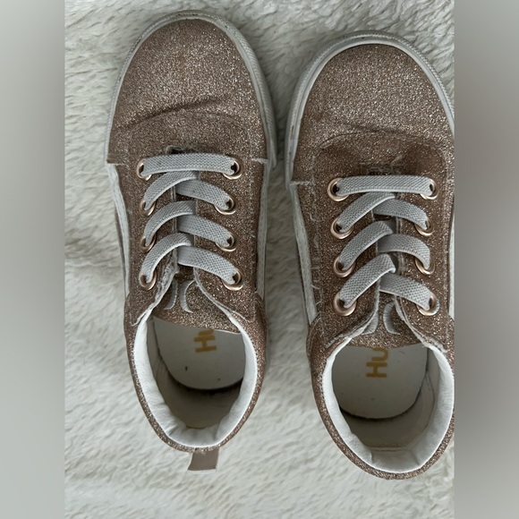 Hurley Girl’s Glitter Light Pink Shoes Size 10 - Picture 5 of 7